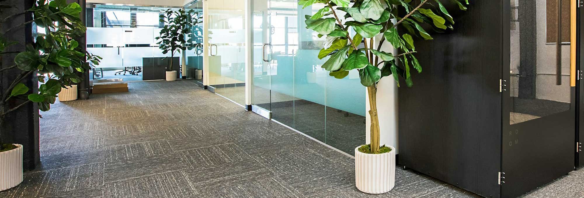 Commercial carpet tile flooring at Pro Flooring Solutions